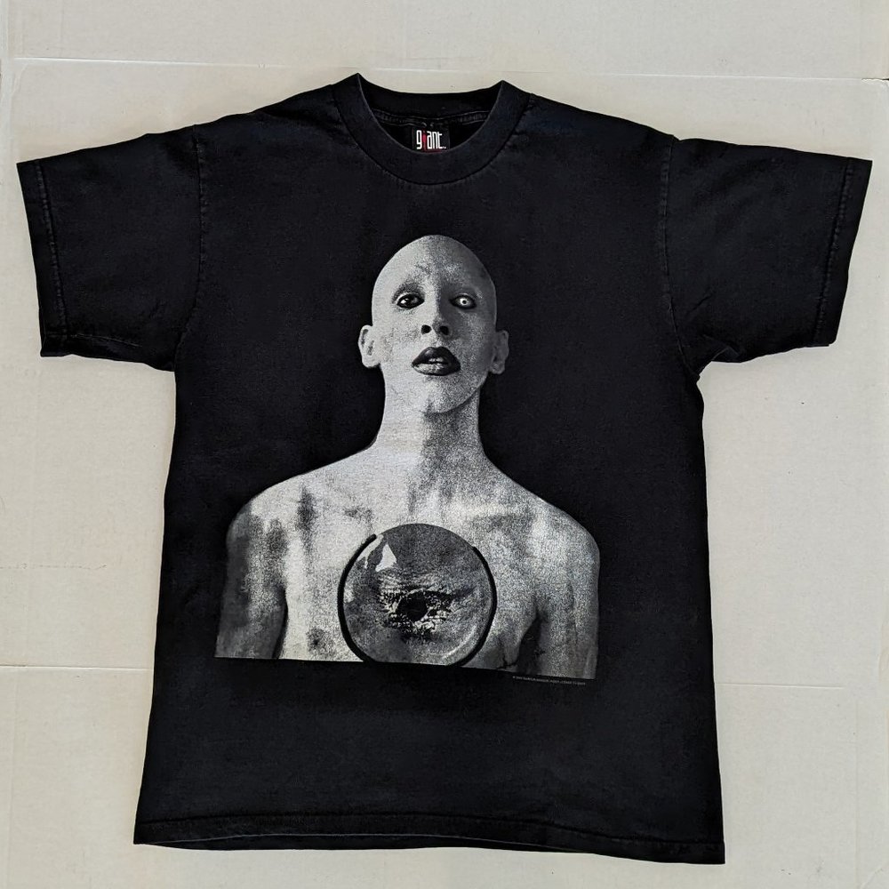Marilyn Manson Vintage Giant Holy Wood Guns God & Government T-shirt 2000-Sz L